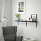 Настінна полиця IKEA BERGSHULT / KROKSHULT 120х20 см чорно-коричнева (593.260.49) - зображення 2