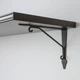 Настінна полиця IKEA BERGSHULT / KROKSHULT 120х30 см чорно-коричнева (893.260.57) - зображення 4