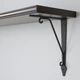 Настінна полиця IKEA BERGSHULT / KROKSHULT 120х20 см чорно-коричнева (593.260.49) - зображення 4