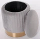 Пуф Little Monte AMF Grey/Golden (м'який/сталь/тканина Велюр) (547492) - зображення 2
