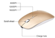 Компьютерная бесшумная USB беспроводная мышка Wireless 2.4 ГГц Mouse оптическая мышь на аккумуляторе (753346680) для пк/планшета (беспроводная мышь) Белая - изображение 4