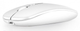 Компьютерная бесшумная USB беспроводная мышка Wireless 2.4 ГГц Mouse оптическая мышь на аккумуляторе (753346680) для пк/планшета (беспроводная мышь) Белая - изображение 9