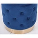 Пуф Janett AMF Blue/Golden (мягкий/сталь/ткань Велюр) (547484) - изображение 6