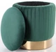 Пуф Little Monte AMF Green/Golden (м'який/сталь/тканина Велюр) (547491) - зображення 6