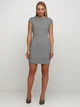 Сукня коротка жіноча H&M 0577512-01 38 Чорна з білим (KAY2000001184608) - зображення 1