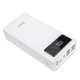 Повербанк на 50000mAh с фонариком HOCO J65B General LED Display power bank (4USB/Lightning/Type-C, 2A). White - изображение 7