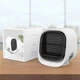 Портативный настольный мини кондиционер климатизатор Air Cooler M201 переносной USB охладитель с увлажнителем и очистителем воздуха на 3 Вт + ночник - изображение 1