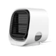 Портативный настольный мини кондиционер климатизатор Air Cooler M201 переносной USB охладитель с увлажнителем и очистителем воздуха на 3 Вт + ночник - изображение 2