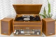 Вініловий програвач, стереосистема, музичний центр Auna Belle Epoque 1910 CD FM USB BT з колонками, грамофон для вінілу - зображення 1