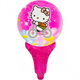 Фольгированный Шар Мини Фигура Hello Kitty Погремушка 48x28 (18") - изображение 1