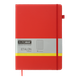 Книга записная Buromax Etalon 210х295мм 96 листов в клетку обложка из искусственной кожи красный (BM.294160-05) - изображение 1