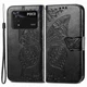 Чехол UniCase Butterfly Pattern для Xiaomi Poco M4 Pro 4G - Black - изображение 1