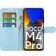 Чехол-книжка Deexe Book Type для Xiaomi Poco M4 Pro 4G - Blue - изображение 5