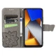 Чехол UniCase Butterfly Pattern для Xiaomi Poco M4 Pro 4G - Grey - изображение 4