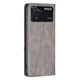 Чохол-книжка з кишеньками UniCase Geometric Pattern для Xiaomi Poco M4 Pro 4G - Grey - зображення 3