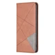 Чехол-книжка с кармашками UniCase Geometric Pattern для Xiaomi Poco M4 Pro 4G - Coffee - изображение 2