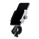 Мото-вело держатель для смартфона Baseus Knight Motorcycle Holder Серебристый - изображение 2