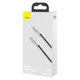 Кабель быстрой зарядки «Type-C to Type-C» Baseus Cafule Metal Green 100W Fast Charge (5A) 1m, зелёный (CATJK-C06) - зображення 4