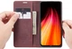 Чохол книжка з магнітом CaseMe Xiaomi Redmi Note 8 Wine (27373-42) - зображення 2