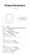 Повербанк BASEUS with lightning cable Qpow Digital Display 10000mAh |2USB/Type-C/Lightning, 3A, 15W| White - изображение 3