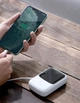 Повербанк BASEUS with lightning cable Qpow Digital Display 10000mAh |2USB/Type-C/Lightning, 3A, 15W| White - изображение 4