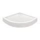 Поддон для душевой кабины Q-TAP Robin 100x100x12см полукруглый акриловый c сифоном белый ROBIN301112 - изображение 1