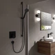 Душевая лейка HANSGROHE Pulsify Select Relaxation EcoSmart с кнопкой 105мм пластик черная 24111670 - изображение 7