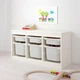 Комбінація для зберігання+контейнери IKEA TROFAST 692.284.73 - зображення 2
