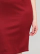 Коктейльна сукня однотонна AX Paris CH-170816-16 2XL (211032XL) Вишневий - зображення 4