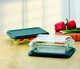 Форма стеклянная 2.5 л c стеклянной и пластиковой крышкой 1,9 л Simax Color Exclusive s7216/7576/L SIM - изображение 2