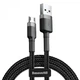 Кабель Baseus Cafule Cable USB to MicroUSB 2A 3m CAMKLF-HG1 Black-Grey - изображение 1