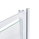 Душові двері в нішу Qtap Pisces WHI208-9.CP5 79-92х185 см, скло Pattern 5 мм - зображення 3