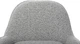 Кресло поворотное Vetro Mebel Каллисто Серая рябь (Callisto-gray- ripples-swivel-chair) - изображение 7