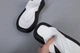 Шлепанцы женские ShoesBand Белые натуральные кожаные на черной толстой подошве на широкую ногу 36 (22,5 см) (66061-1) - изображение 10