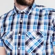 Рубашка Lee Cooper SS Check White/Navy/Blue, S (44) (10457588) - изображение 4