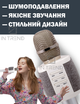 Микрофон караоке Tosing XR Бело-серый портативный 2в1 Функция Bluetooth Колонки режим фонограммы беспроводной - изображение 2