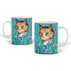 Кружка Вінсент Ван Гог Кіт (Vincent van Gogh Cat) (20259-2959) Кераміка Білий - зображення 2