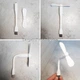 Маленький портативный гибкий вентилятор Переносной мини вентилятор от USB Portable Mini Fan Белый - изображение 9