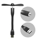 Портативный гибкий USB мини вентилятор NextFan для ноутбука, powerbank Black - изображение 3