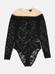 Боди Monki S черный 5318326 - изображение 1