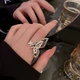 Кольцо бабочка и цветок "Unique Butterfly", золото - изображение 5