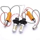 ДХО в поворотники 2 в 1 50W PY21W/P21W (BAU15S) + Блок управления ДХО (реле LED DRL) - изображение 3