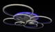 Люстра светодиодная потолочная LED светильник для квартиры на потолок лэд с пультом 25963 Белый 14х80х103 см. - изображение 10
