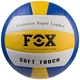 М'яч волейбольний синьо-жовтий FOX18 PU - изображение 1