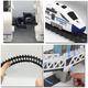 Детская железная дорога со звуком и светом BSQ Power Train World 366 см 1 скоростных поезда и 1 вагона Разноцветный (N2184) - изображение 2