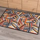 Килимок MAC Carpet Taba 317 Сірий+Помаранчевий 40х60 см - зображення 1