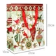 Сумочка Паперова NewYear FairyTale Новорічна казка Пташки 26x21x10 см Червоний (20899) - зображення 4