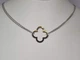 Серебряное колье Клевер. 90801384 - изображение 1