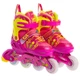 Роликовые коньки Zelart Jingfeng SK-179 31-34 с защитой Pink-Yellow - изображение 2