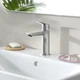 Cмеситель для умывальника однорычажный HANSGROHE Logis хром латунь с донным клапаном 71252000 - изображение 5